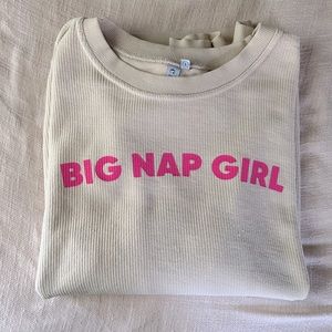 RiffRaff Big Nap Girl Corded Sweatshirt
